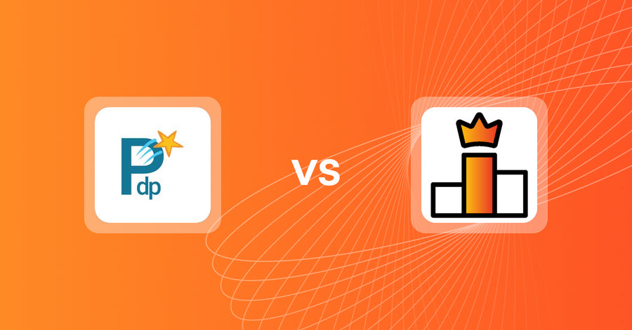 Shopify Upsell and Cross-sell Apps: PDP Star vs. Rank King: Best Seller Ranking