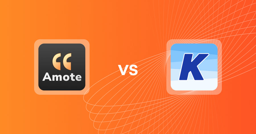 Shopify Upsell and Cross-sell Apps: Amote: Cart Upsell Cart Drawer vs K: Cross Sell Related Products