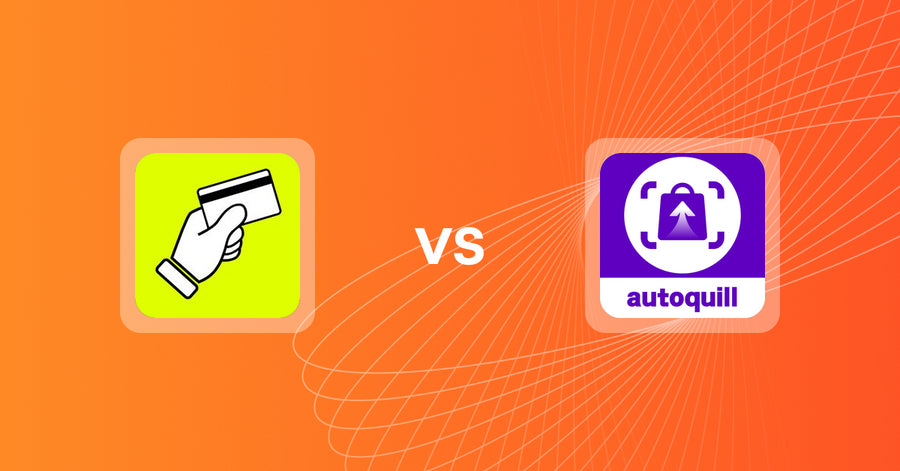 Shopify Upsell and Cross-sell Apps: CartFee: Add Credit Card Fees vs. AI agent Upsell ‑ autoquill