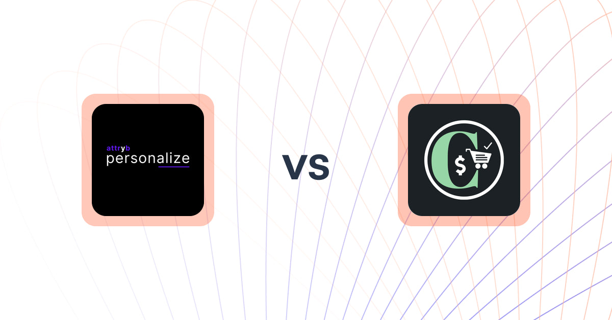 Shopify Upsell and Cross-sell Apps: Attryb Personalize vs. Checkmate Upsell Zone