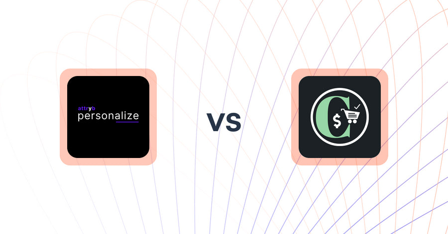 Shopify Upsell and Cross-sell Apps: Attryb Personalize vs. Checkmate Upsell Zone