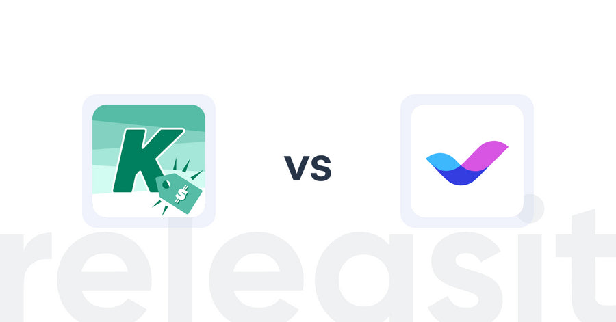 Shopify Upsell and Cross-Sell Apps: K: Daily Deals|Checkout Sales vs Veda Landing Page Builder
