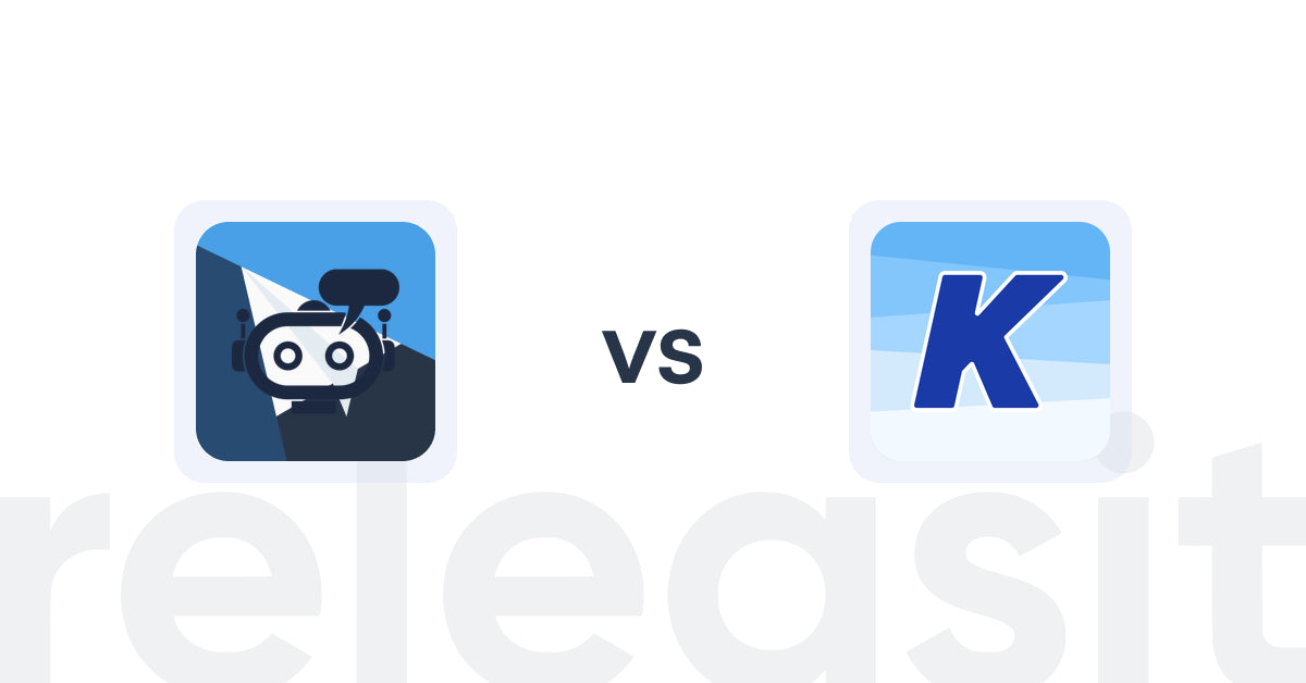 Shopify Upsell and Cross-sell Apps: RevoChat: AI Sales Chatbot vs. K: Cross Sell Related Products