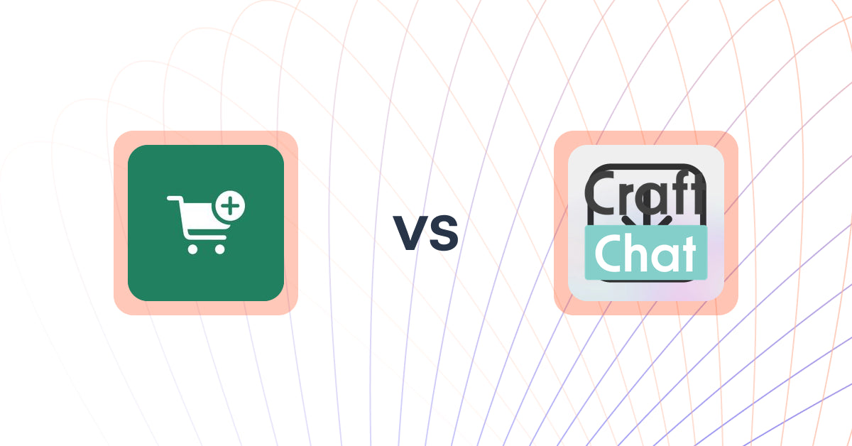 Shopify Upsell and Cross-sell Apps: Checkout Upsell by Code Ninjas vs CraftChat: Convert Chat to Sale