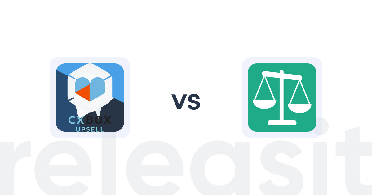 Shopify Upsell and Cross-Sell Apps: CXBOX vs. Squadkin ‑ Product Compare
