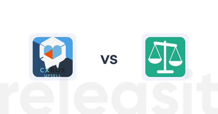 Shopify Upsell and Cross-Sell Apps: CXBOX vs. Squadkin ‑ Product Compare