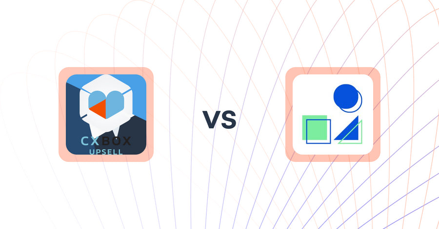 Shopify Upsell and Cross-Sell Apps: CXBOX vs. Meja ‑ Product Recommender