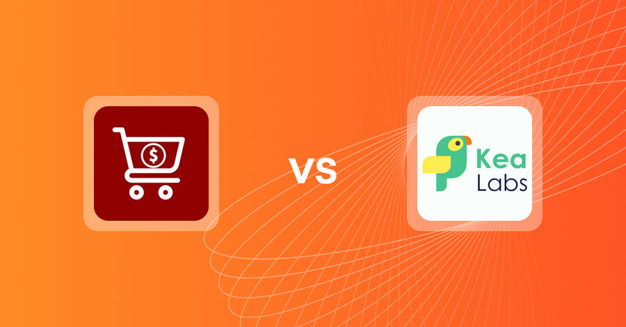 Shopify Upsell and Cross-Sell Apps: Cross Sell Upsell Master C1G vs Kea Labs: Recommendations