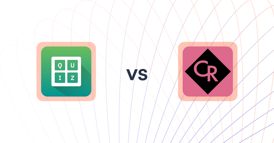 Shopify Upsell and Cross-sell Apps: Quiz Buddy ‑ Product Quiz vs CV Recommend