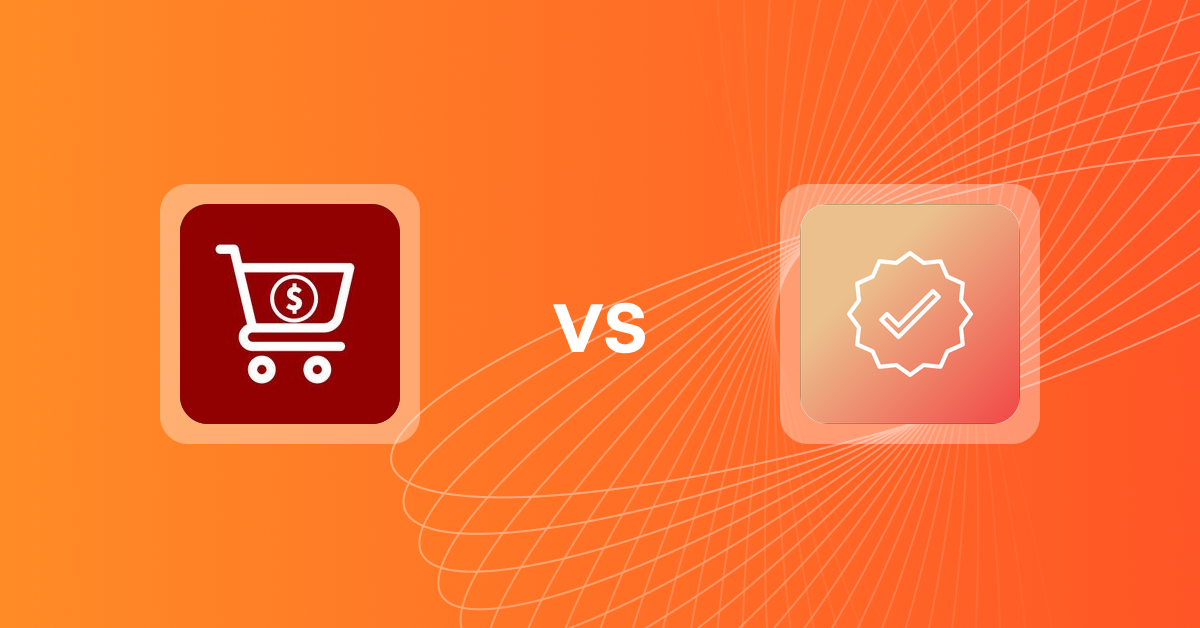 Shopify Upsell and Cross-sell Apps: Cross sell upsell master c1g vs Mega Verified Product Badges