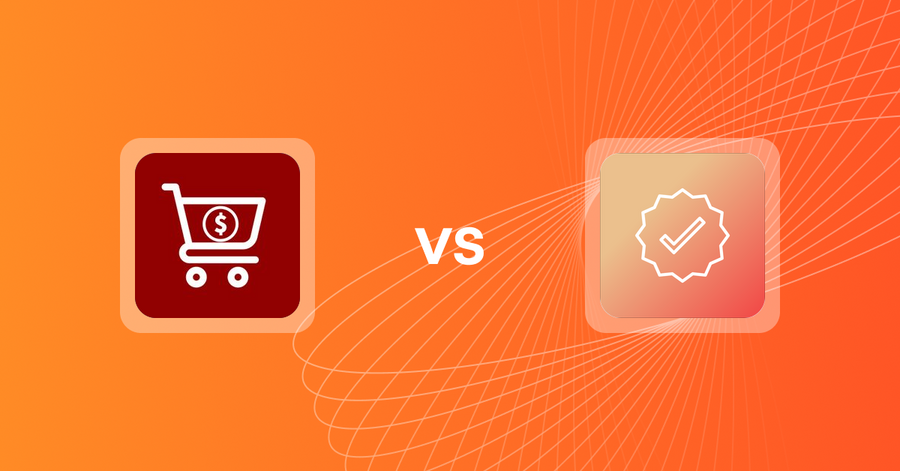 Shopify Upsell and Cross-sell Apps: Cross sell upsell master c1g vs Mega Verified Product Badges