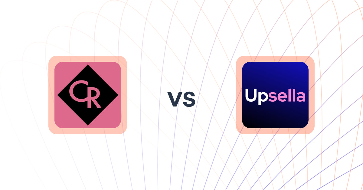 Shopify Upsell and Cross-sell Apps: CV Recommend vs Upsella