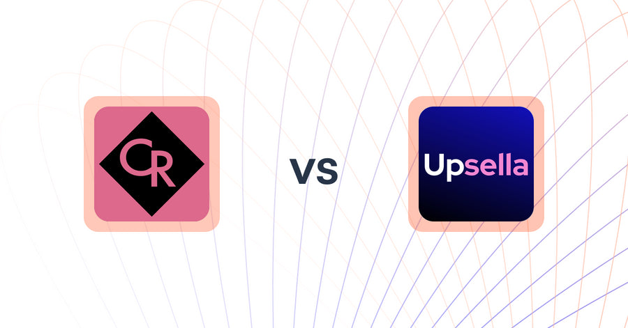 Shopify Upsell and Cross-sell Apps: CV Recommend vs Upsella