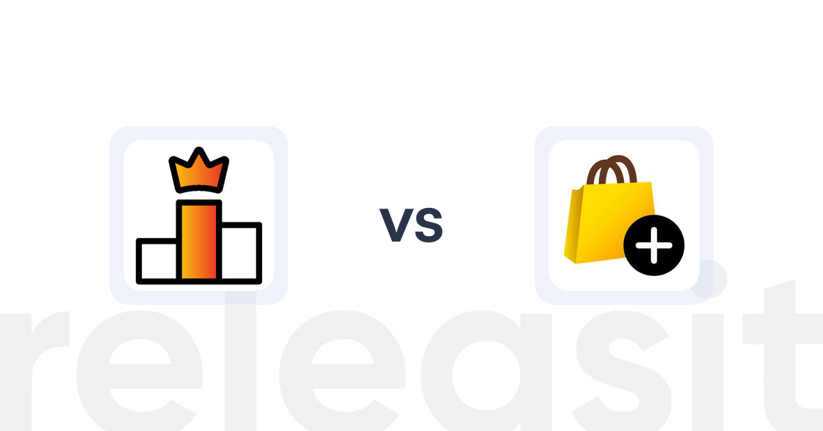 Shopify Upsell and Cross-sell Apps: Rank King: Best Seller Ranking vs あとプラ：チェックアウト拡張 & サンクスページ最適化