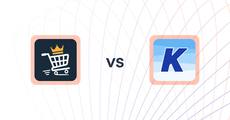 Shopify Upsell and Cross-Sell Apps: CommerceChamp Upsells & Promos vs. K: Cross Sell Related Products