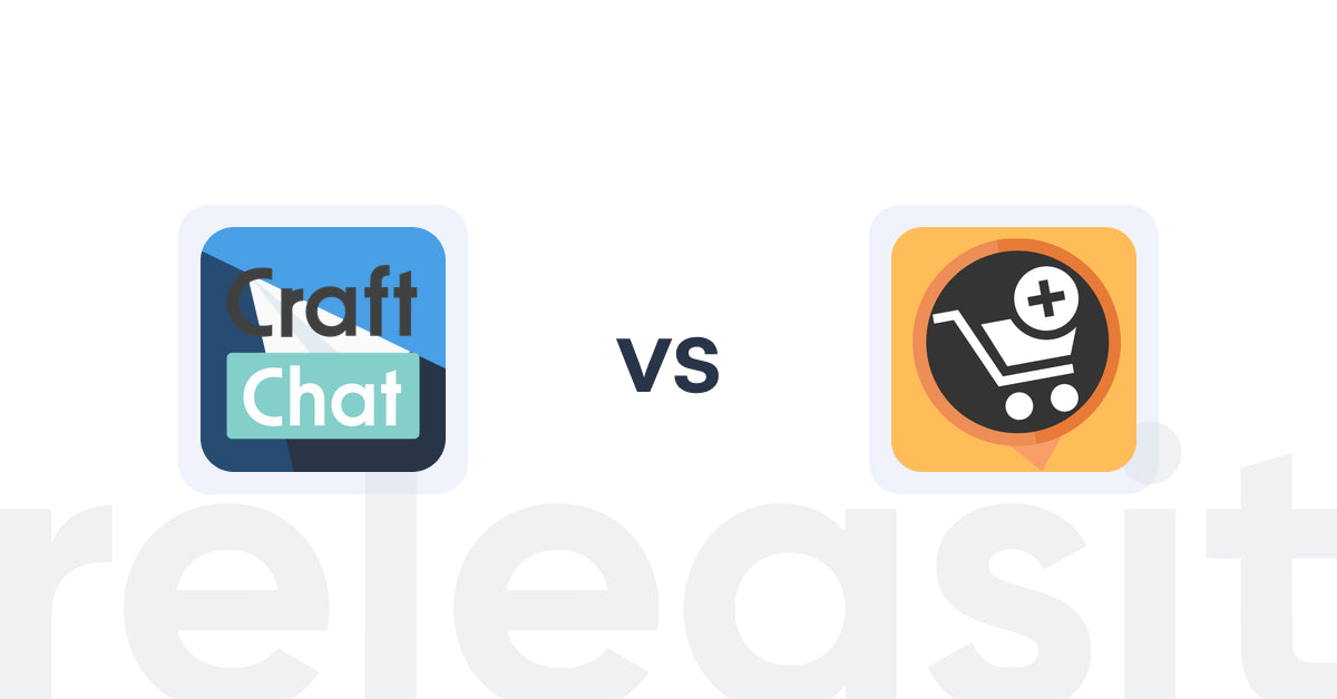Shopify Upsell and Cross-sell Apps: CraftChat:Convert Chat to Sale vs Upsell & Cross sell ‑ Appsell