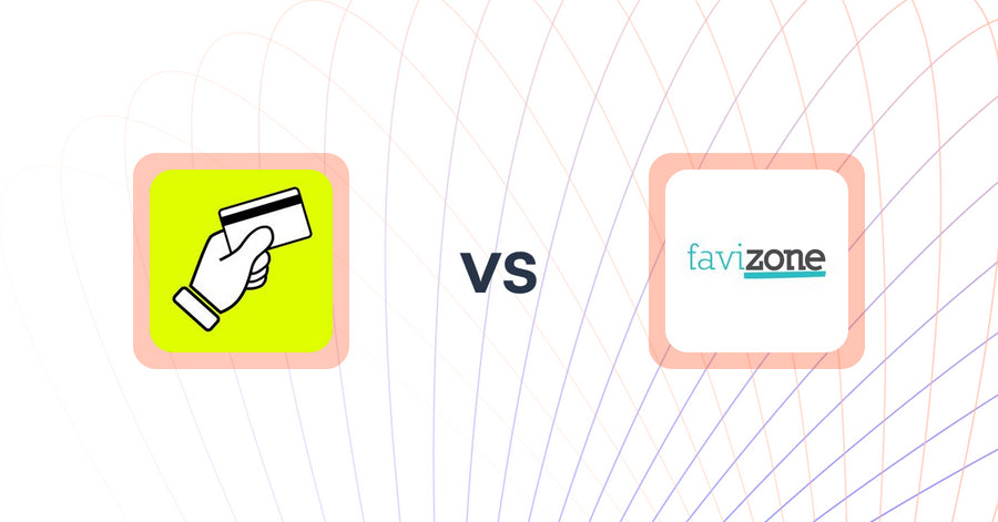 Shopify Upsell and cross-sell Apps: CartFee: Add Credit Card Fees vs Favizone: upsell & cross‑sell