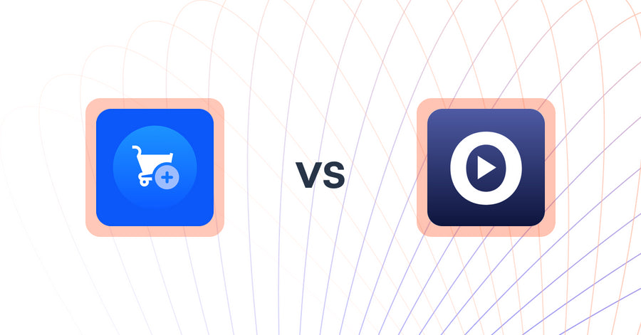 Shopify Upsell and Cross-Sell Apps: Wizy Product Recommendation vs Vydio: Video Based Upsells