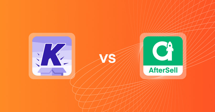 Shopify Upsell and Cross-sell Apps: K: Combo Bundle Builder & Kits vs AfterSell Post Purchase Upsell