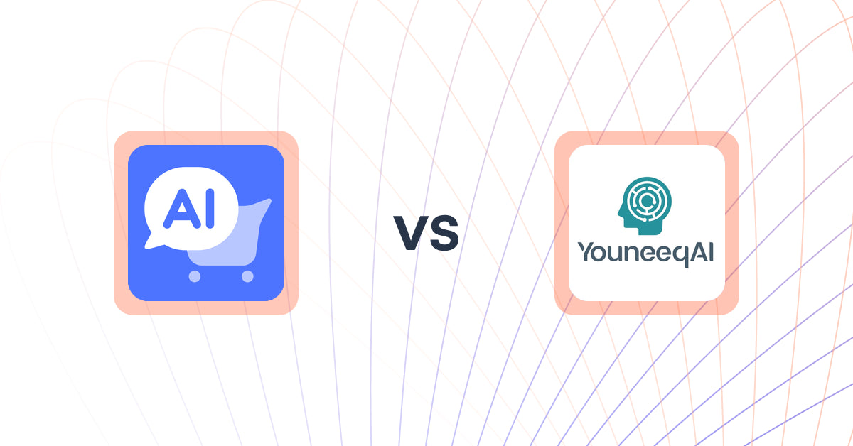 Shopify Upsell and Cross-sell Apps: AI Chatbot +GPT4 ‑ Wiseshoppal vs Youneeq AI Personalization
