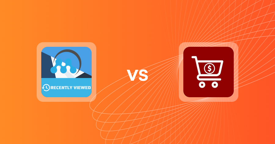 Shopify Upsell and Cross-sell Apps: MeroxIO Recent Viewed Products vs. Cross-sell Upsell Master c1g