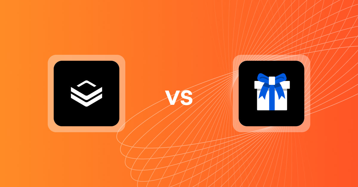 Shopify Upsell and Cross-sell Apps: Presidio: Up vs Giftman ‑ Gift Wrap & Message