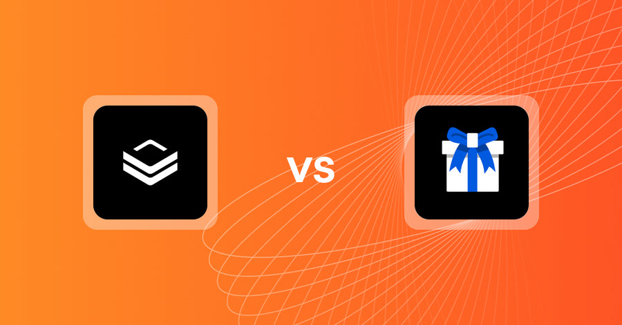 Shopify Upsell and Cross-sell Apps: Presidio: Up vs Giftman ‑ Gift Wrap & Message