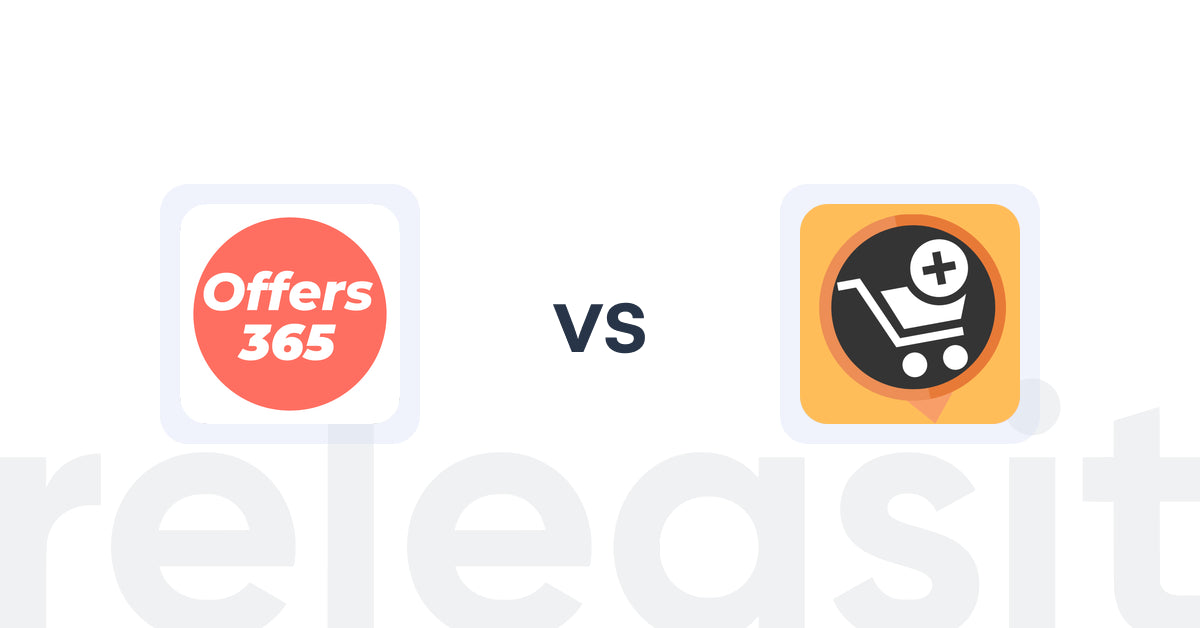 Shopify Upsell and Cross-sell Apps: Offers365 Post Purchase Upsell vs. Upsell & Cross sell ‑ Appsell