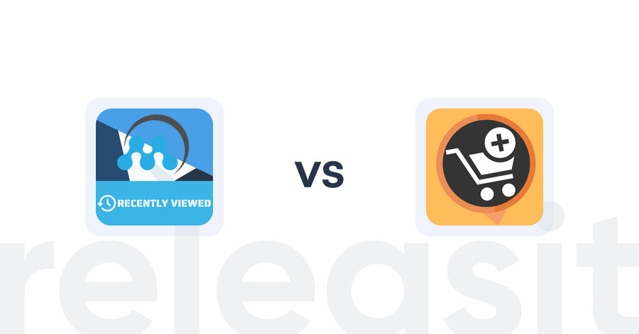 Shopify Upsell and Cross-sell Apps: MeroxIO Recent Viewed Products vs Upsell & Cross sell ‑ Appsell