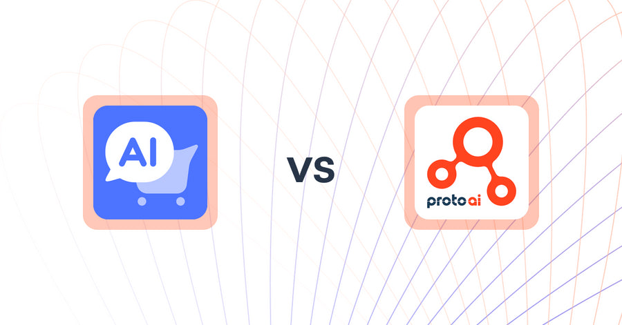 Shopify Upsell and Cross-sell Apps: AI Chatbot +GPT4 ‑ Wiseshoppal vs. Proto AI Commerce