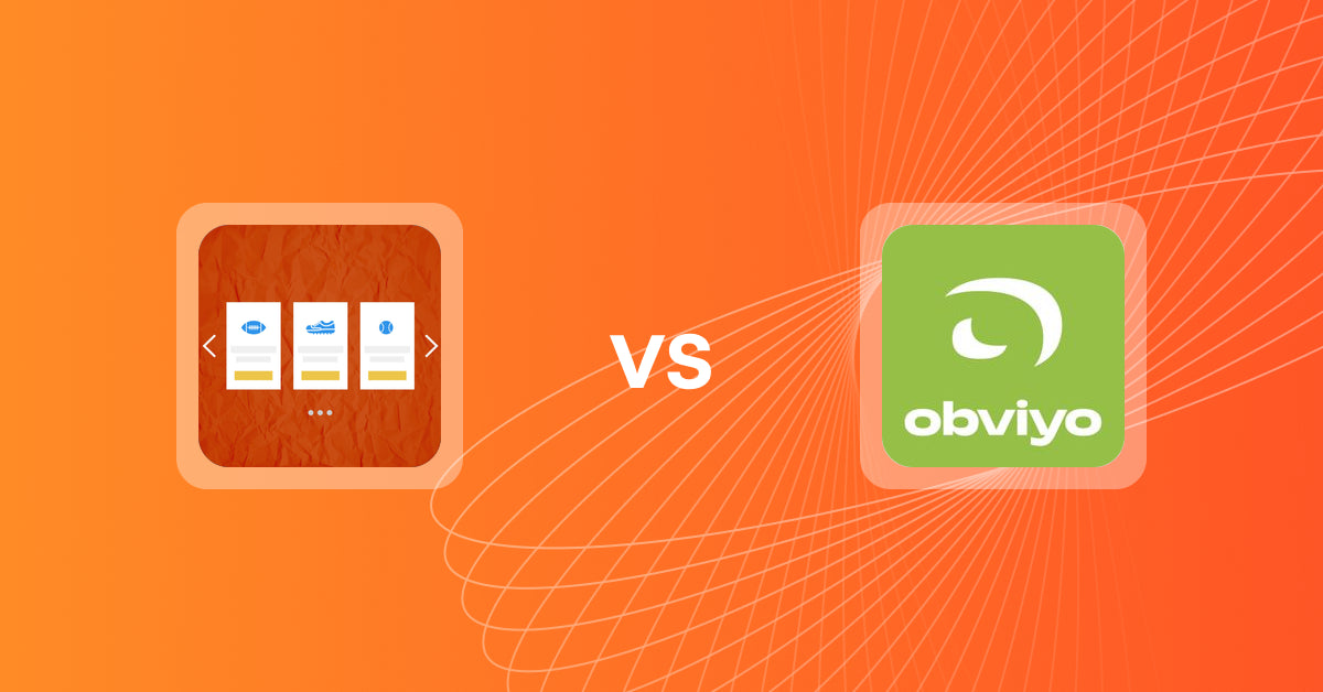 Shopify Upsell and Cross-sell Apps: Zify Product Slider | Carousel vs Obviyo Recommend & Personalize
