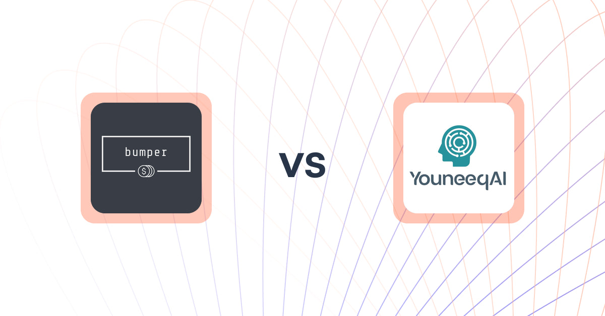 Shopify Upsell and Cross-sell Apps: bumper vs Youneeq AI Personalization