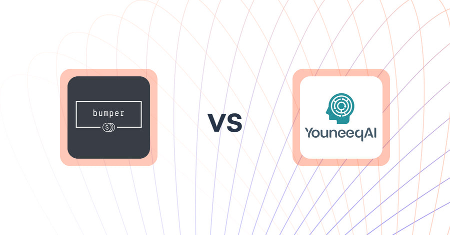 Shopify Upsell and Cross-sell Apps: bumper vs Youneeq AI Personalization