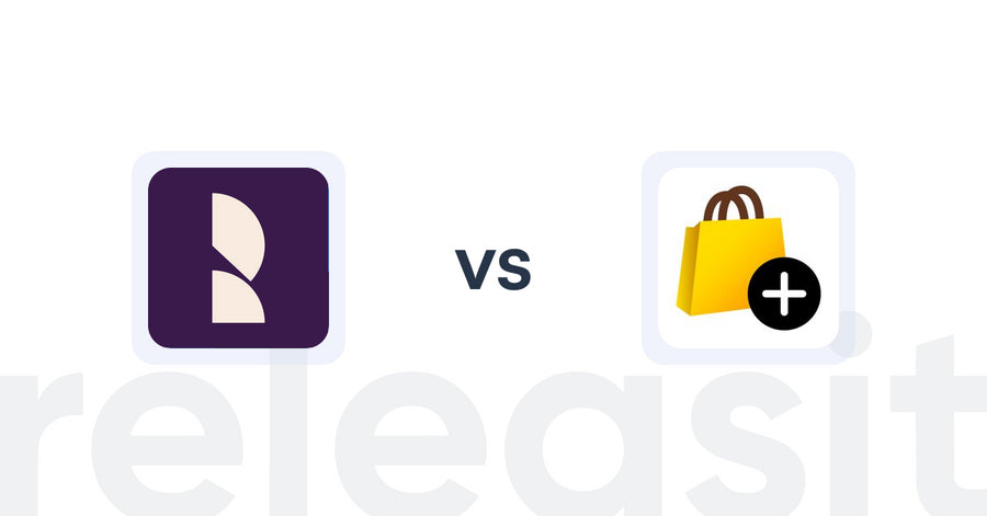 Shopify Upsell and Cross-sell Apps: Releva ‑ AI Growth Automation vs あとプラ：チェックアウト拡張 & サンクスページ最適化