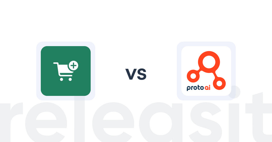 Shopify Upsell and Cross-sell Apps: Checkout Upsell by Code Ninjas vs Proto AI Commerce