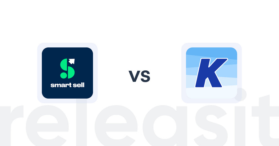Shopify Upsell and Cross-sell Apps: SmartSell: Upsell & Cross‑sell vs K: Cross Sell Related Products
