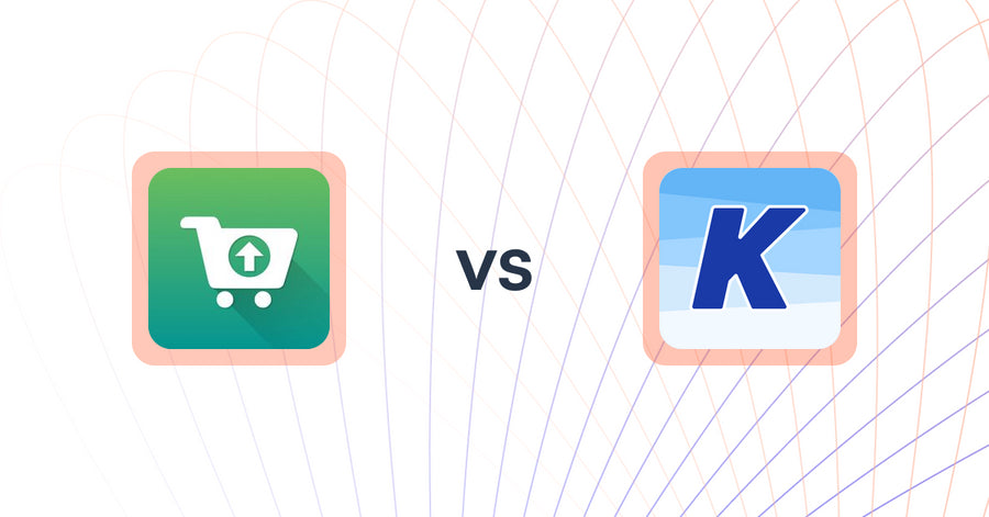 Shopify Upsell and Cross-Sell Apps: Smart Suggest Pro by Essenify vs K: Cross Sell Related Products