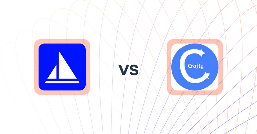 Shopify Upsell and Cross-sell Apps: Upsail – Cross & Upselling vs. Product Recommendations‑Crafty