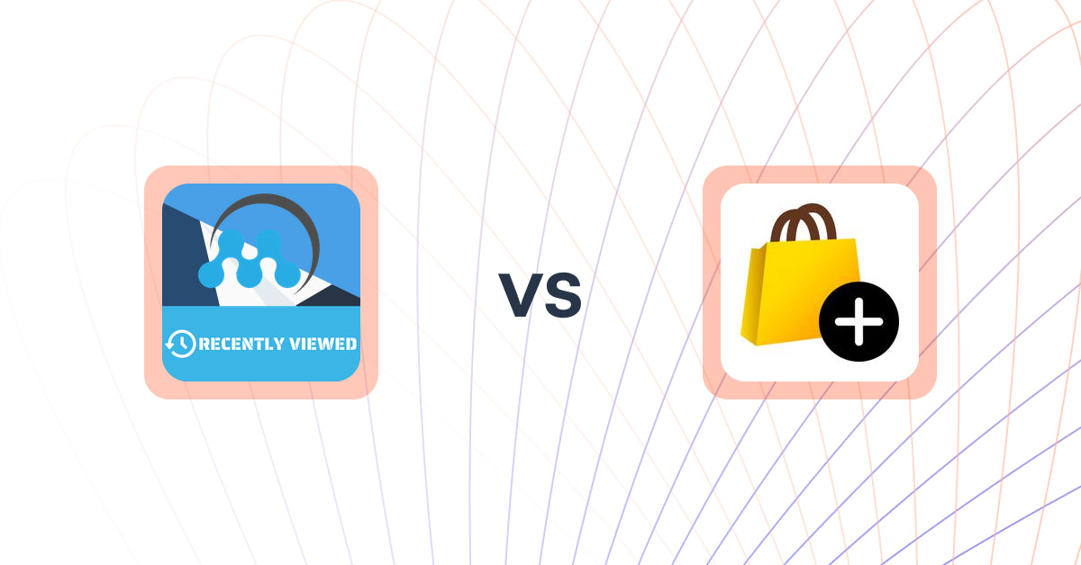 Shopify Upsell and Cross-sell Apps: MeroxIO Recently Viewed Products vs あとプラ：チェックアウト拡張 & サンクスページ最適化