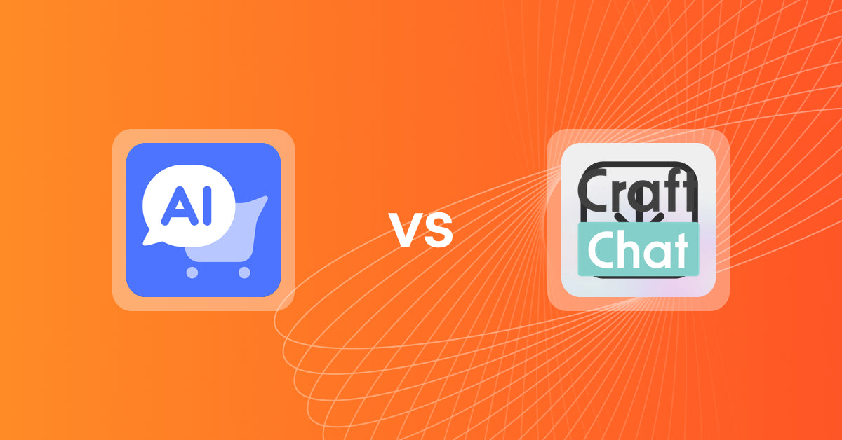 Shopify Upsell and Cross-sell Apps: AI Chatbot +GPT4 ‑ Wiseshoppal vs CraftChat:Convert Chat to Sale