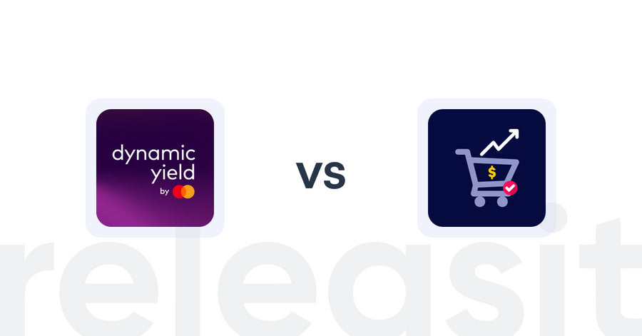 Shopify Upsell and Cross-sell Apps: Dynamic Yield by Mastercard vs. Upselleandola