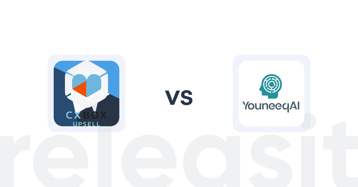 Shopify Upsell and Cross-sell Apps: CXBOX vs Youneeq AI Personalization