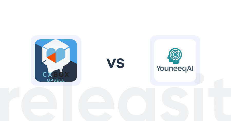 Shopify Upsell and Cross-sell Apps: CXBOX vs Youneeq AI Personalization