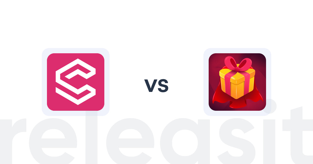 Shopify Upsell and Cross-sell Apps: Canvify ‑ Canva Page Builder vs. Super: Gift Wrap, Gift Message