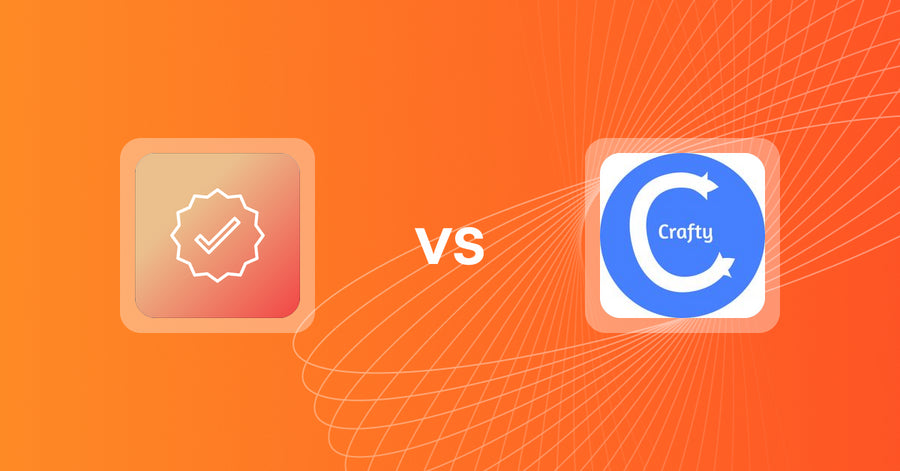 Shopify Upsell and Cross-sell Apps: Mega Verified Product Badges vs. Product Recommendations‑Crafty