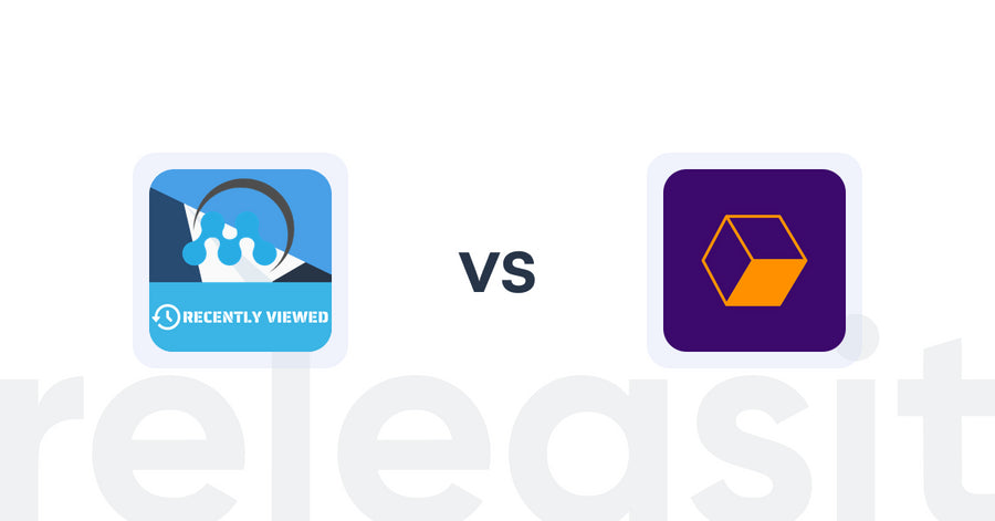 Shopify Upsell and Cross-sell Apps: MeroxIO Recent Viewed Products vs Nova Bundle ‑ Upsell Popup