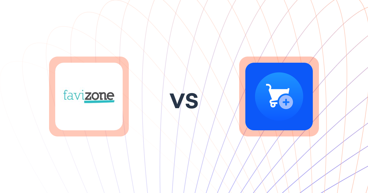 Shopify Upsell and Cross-sell Apps: Favizone: upsell & cross‑sell vs Wizy Product Recommendation