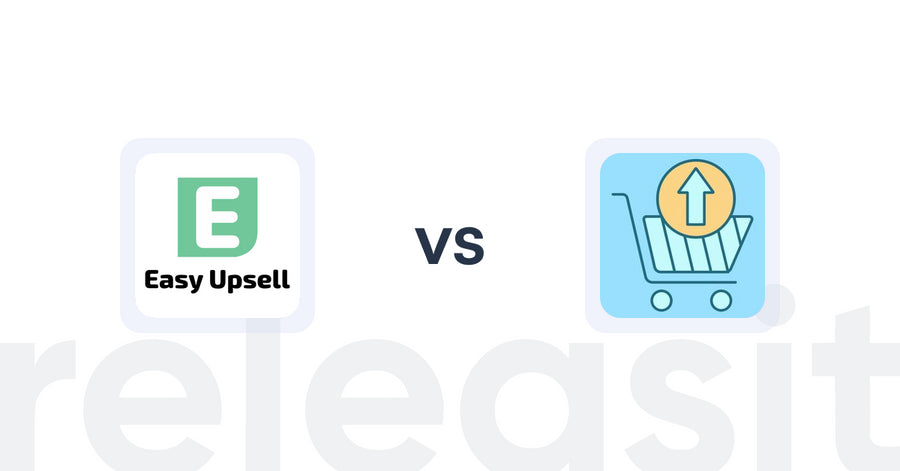 Shopify Upsell and Cross-sell Apps: Easy Upsell vs Upsell Maxx