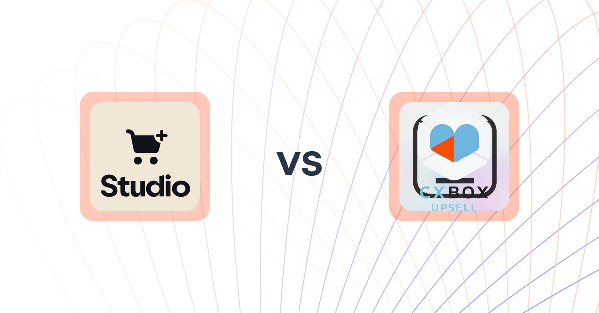 Shopify Upsell and Cross-sell Apps: Checkout Upsell by Studio vs CXBOX