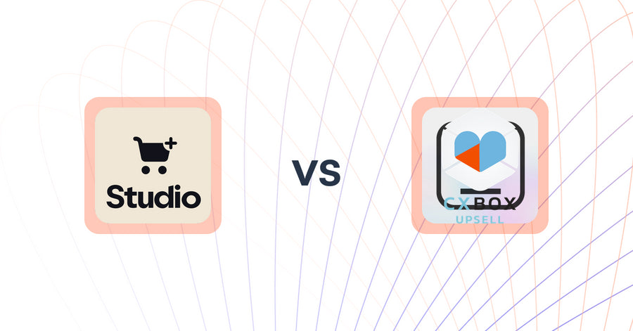 Shopify Upsell and Cross-sell Apps: Checkout Upsell by Studio vs CXBOX